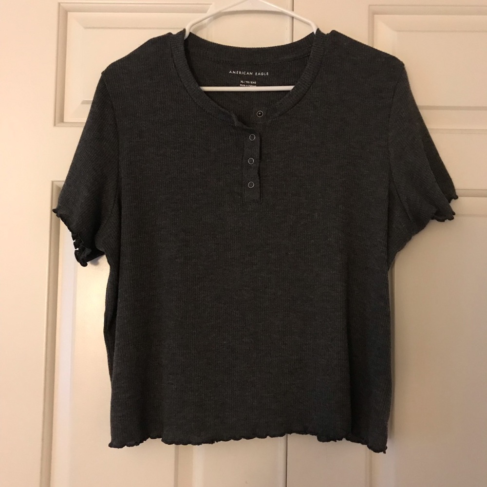 AE Gray Top